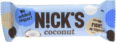 Nick'S Coconut Chocolate Bar 40g (Pack of 20)