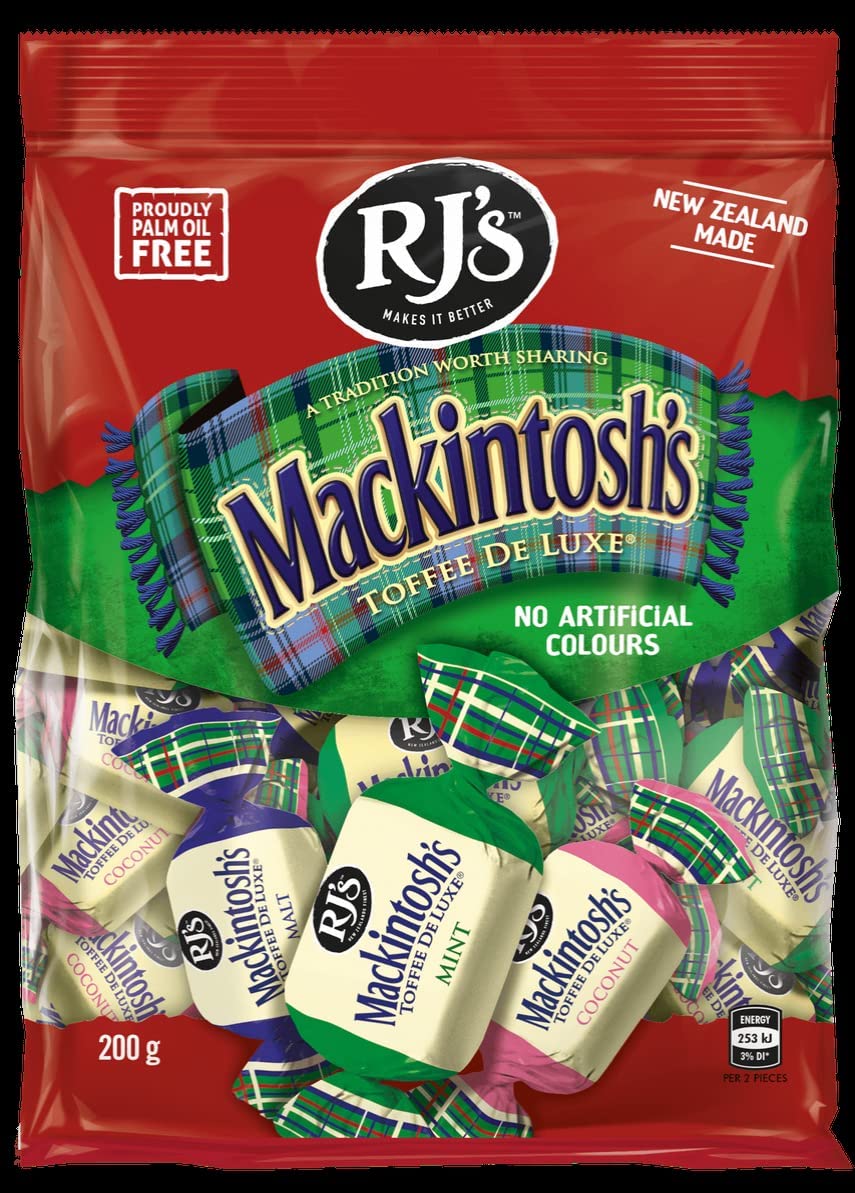 Mackintosh Licorice Toffee 200g (Pack of 12)