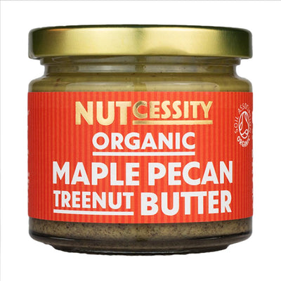 Nutcessity Organic Maple Pecan Nut Butter 180g (Pack of 6)