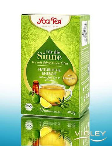 Yogi Teas - Ayurvedic Organic For The Senses Natural Energy Bio 40bags