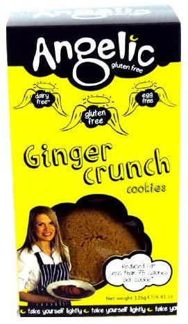 Angelic Gluten Free Gluten Free Ginger & Chocolate Chip Cookies 125g (Pack of 4)
