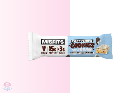 Misfits Health Vegan Cookies & Cream Protein Bar 45g (Pack of 12)