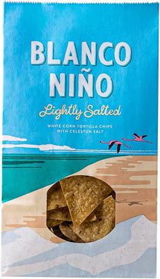 Blanco Nino Authentic Tortilla Chips Sea Salt 170g (Pack of 6)