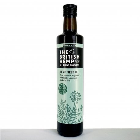 The British Hemp Company Cold Pressed Hemp Seed Oil 500ml