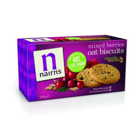 Nairns Mixed Berries Biscuits - Wheat Free 200g