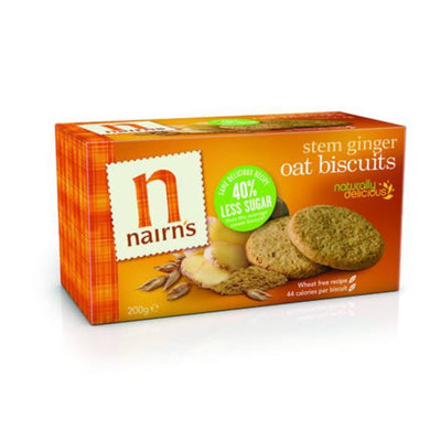 Nairns Stem Ginger Biscuits - Wheat Free 200g