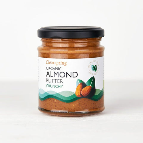 Clearspring Wholefoods Organic Almond Butter Crunchy 170g