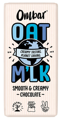 Ombar Ombar Oat M'lk Smooth & Creamy Chocolate Bar 70g (Pack of 10)