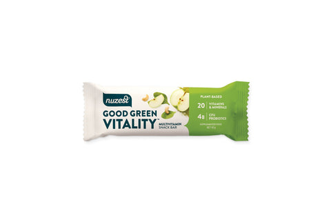 Nuzest Good Green Vitality Bar 40g (Pack of 12)