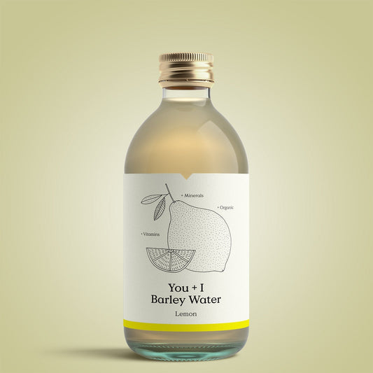 You + I Organic Barley Water Lemon 330ml (Pack of 12)