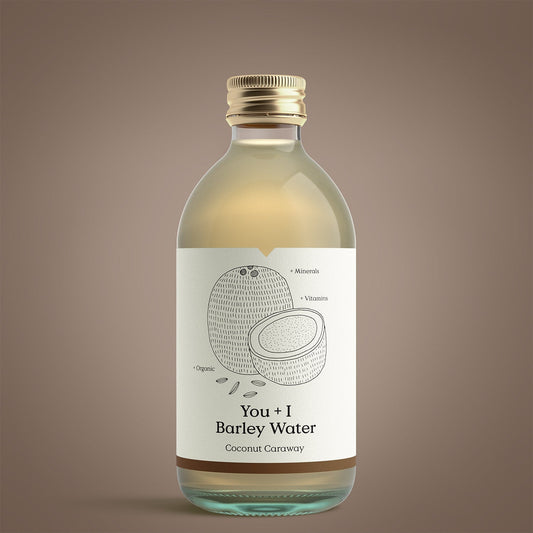 You + I Organic Barley Water Coconut Caraway 330ml (Pack of 12)