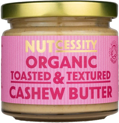 Nutcessity Organic Toasted & Textured Cashew Butter 180g