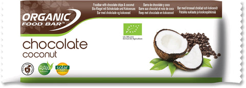 Organic Foodbars Organic Chocolate Coconut 50g (Pack of 12)