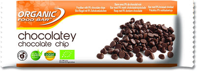 Organic Foodbars Organic Chocolatey Chocolate Chip 50g (Pack of 12)