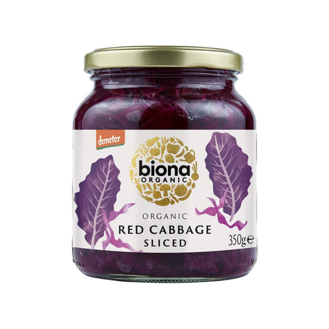 Biona Red Cabbage Organic / Demeter in Glass jars 350g (Pack of 6)