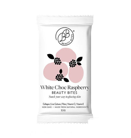 Krumbled White Choc Raspberry Beauty Bites 32g (Pack of 14)