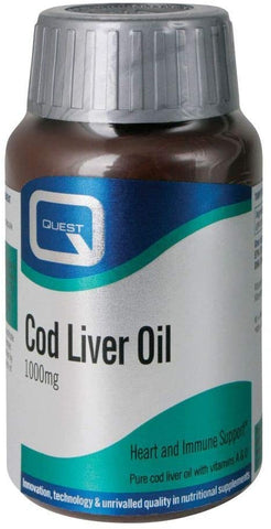 Quest Cod Liver Oil 1000mg 90 Capsules