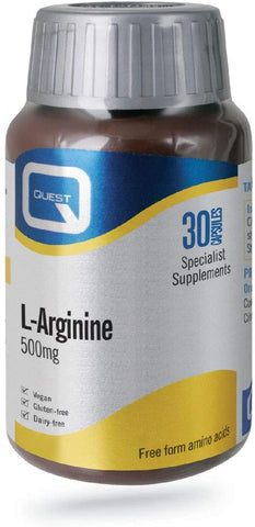 Quest L-Arginine 500mg 30 Capsules
