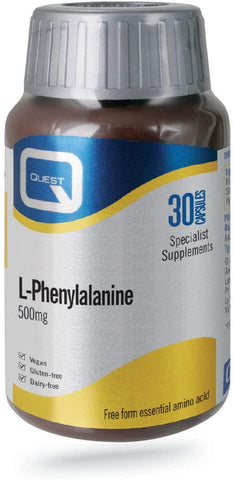 Quest L-Phenylalanine 500mg 30 Capsules