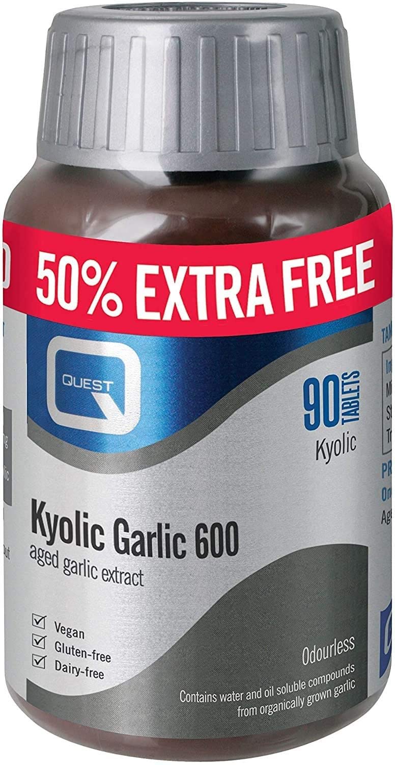 Quest Kyolic Garlic 600mg 30 Tablets