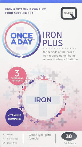 Quest Once A Day Iron Plus 30 Tablets