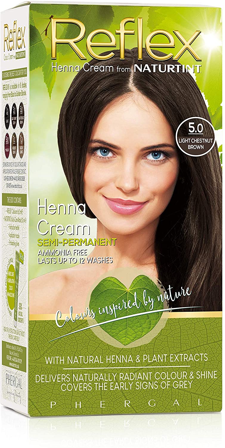 Naturtint Reflex 5.0 Light Chestnut Brown Non Permanent Color Rinse 90ml