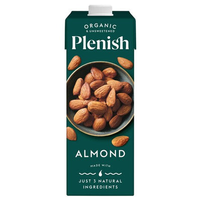 Plenish Organic 7% Almond Milk 1 Litre (Pack of 8)