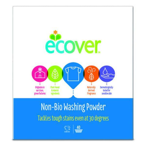 Ecover Concentrated NonBio Washng Powder 3kg