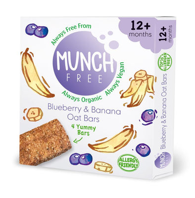 Munch Free Blueberry & Banana Oat Bar Multipack 100g