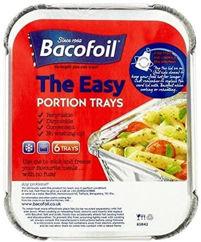 Bacofoil Baco Baco Foil Portion Trays 6 Pack