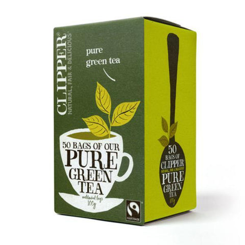 Clipper Pure Green Tea - Fairtrade 50 Bags