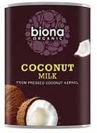 Biona Coconut Milk Light 9% Fat 400ml (Pack of 6)