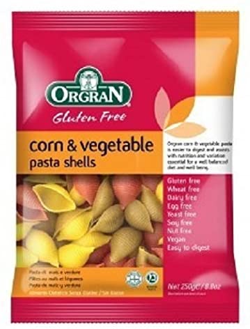 Orgran Corn & Vegetable Shells 250g