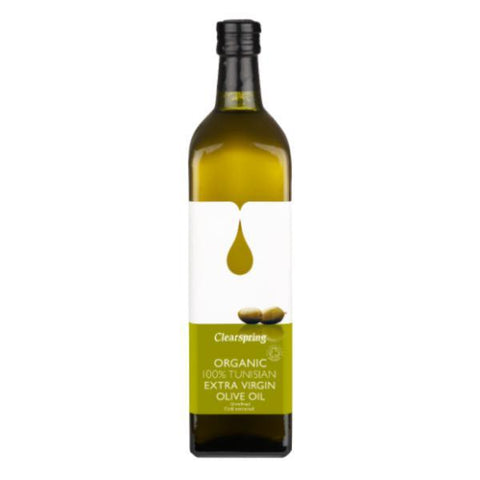 Clearspring Extra Virgin Tunisian Olive Oil - Organic 1lt