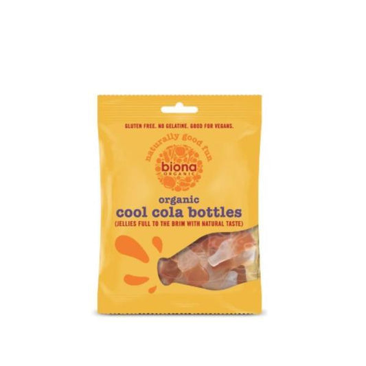 Biona Cool Cola Bottles 75g (Pack of 10)