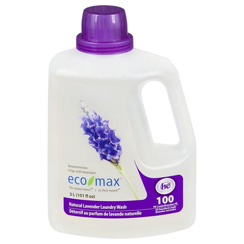 Eco-Max Laundry Detergent 100 Wash - Lavender 3Ltr