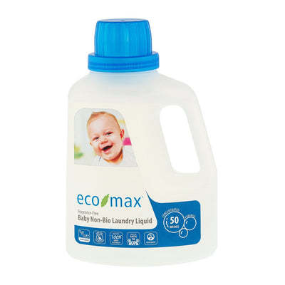 Eco-Max Baby Laundry Detergent 50 Wash - Fragrance Free 1.5Ltr