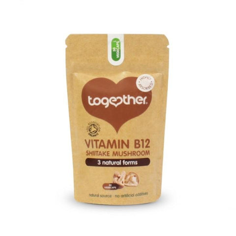 Together Organic Mushroom B12 Food Supplement Capsules 30s