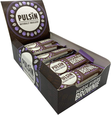 Pulsin Choc Hazelnut Brownie 35g (Pack of 18)