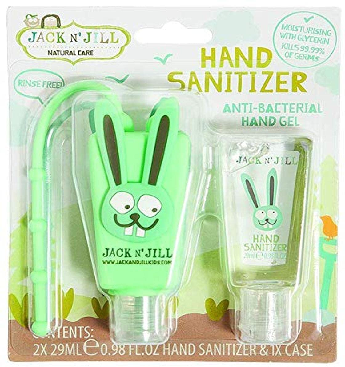 Jack N Jill Hand Sanitiser - Bunny (2x29ml)