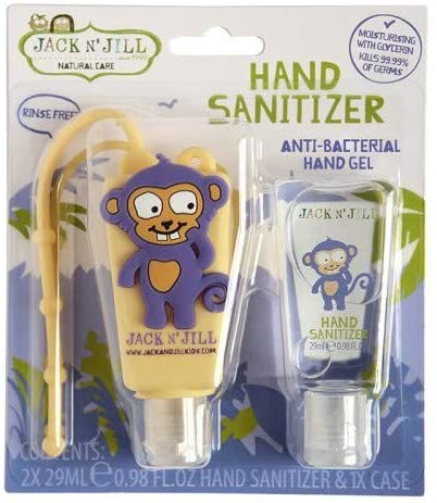 Jack N Jill Hand Sanitiser - Monkey (2x29ml)