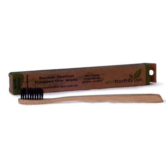 Enviromental Toothbrush Eco Toothbrush Charcoal Toothbrush - Childs (Pack of 12)