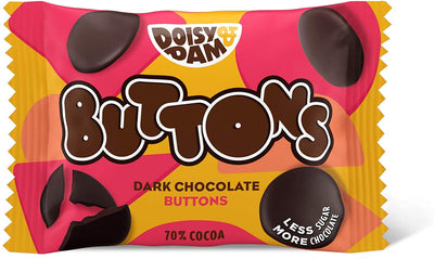 Doisy & Dam Giant Dark Choc Buttons 30g