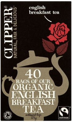 Clipper Organic & Fair Trade English Breakfast 40 Tea Bags