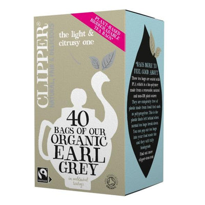 Clipper Organic & Fair Trade Earl Grey 40 Tea Bags