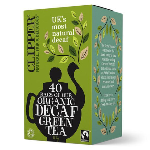 Clipper Organic Fair Trade Decaf Green Tea 40 Bags