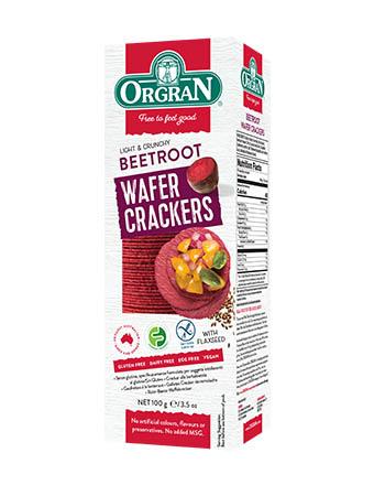 Orgran Beetroot Wafer Crackers 100g