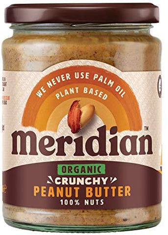 Meridian Organic Peanut Butter - Crunchy 470g