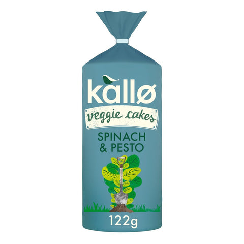 Kallo  Spinach & Pesto Veggie Cakes 122g