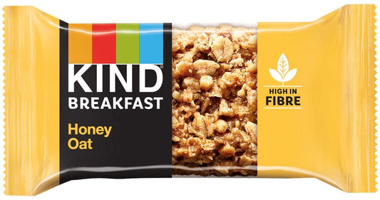Kind Bars Breakfast Honey Oat Bars 50g (Pack of 12)